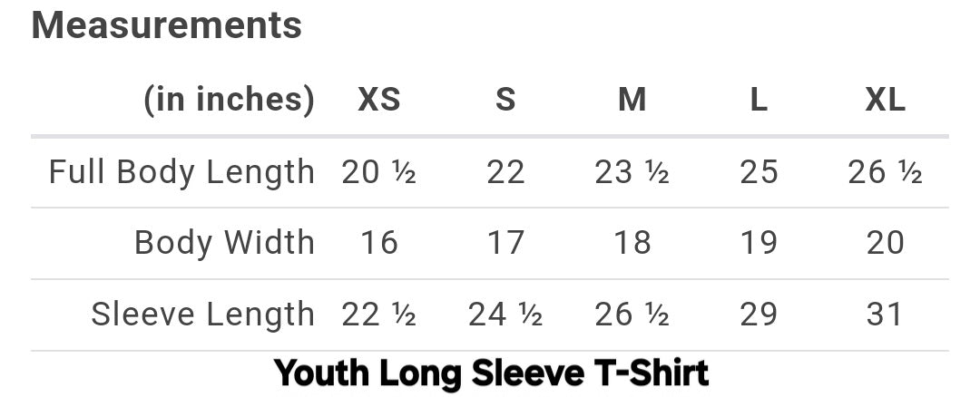 Youth Baker Strong Long Sleeve T-shirt