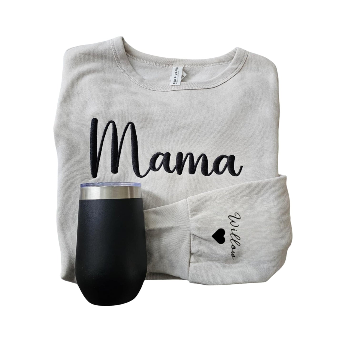 Mama Embroidered Crewneck Sweatshirt