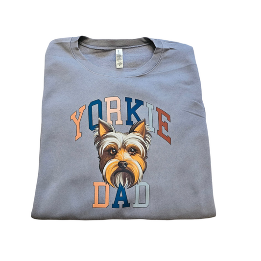 Yorkie Dad Crew Sweatshirt