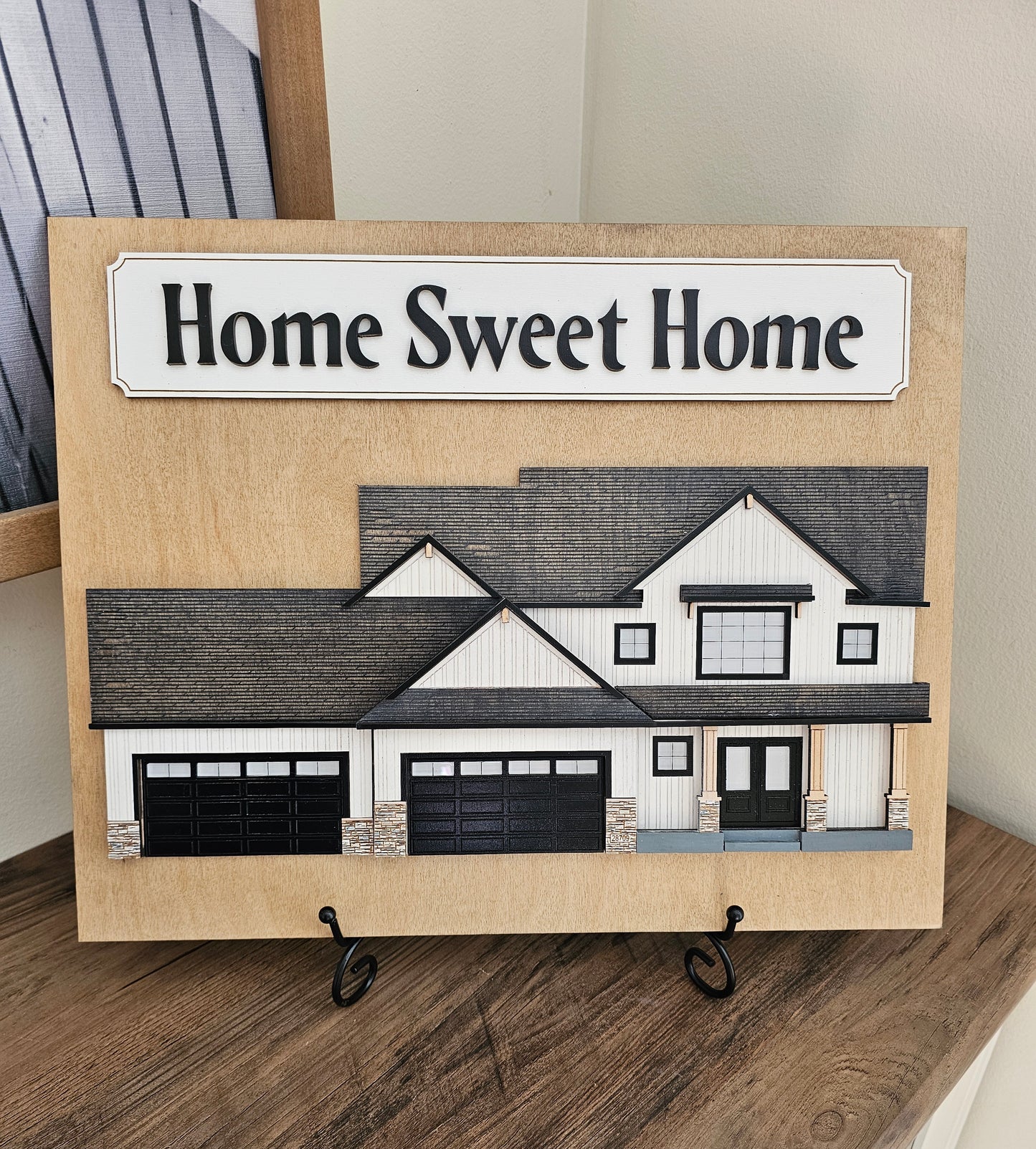 3D Home Diagram Decor