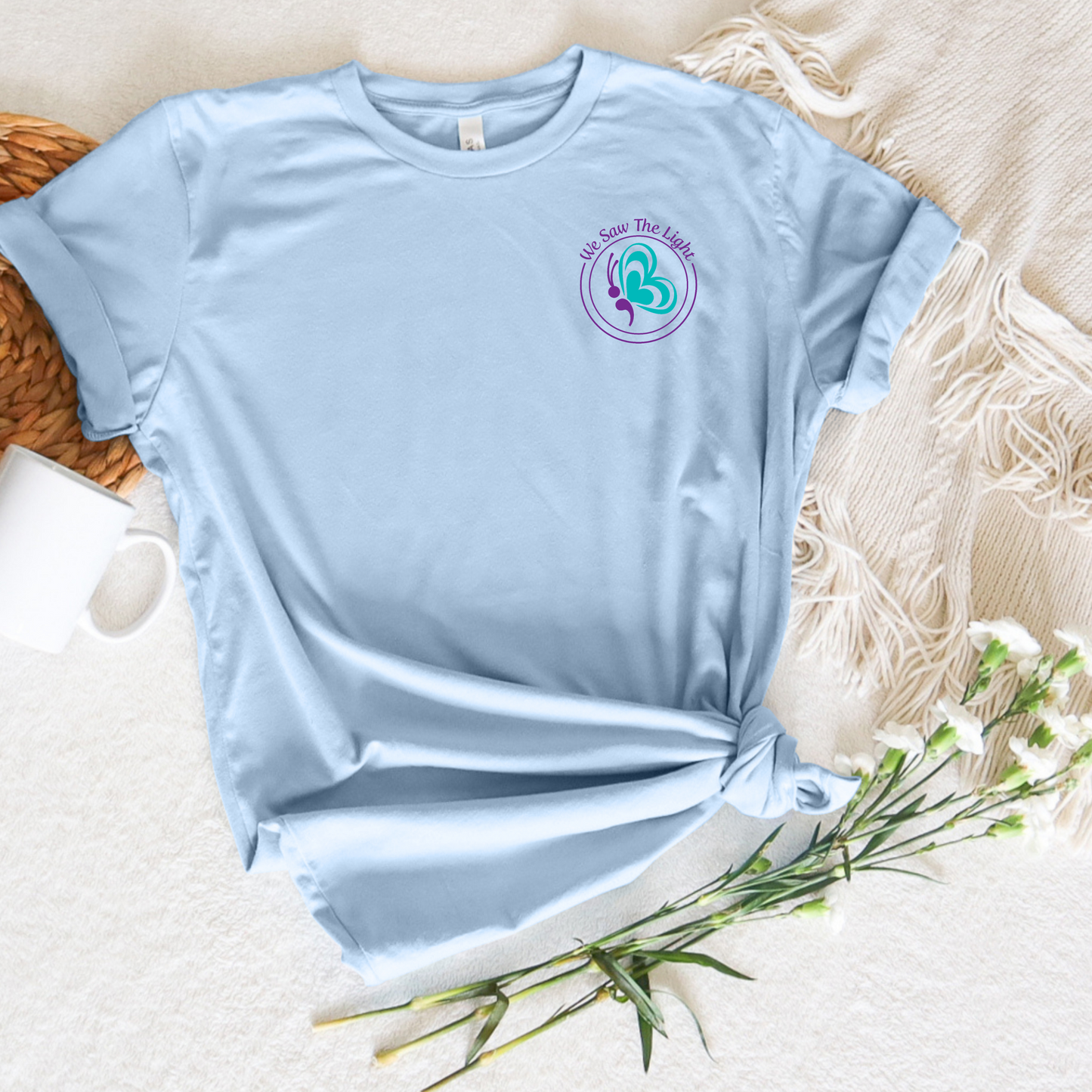 We Saw The Light Bella Canvas Logo T-shirt