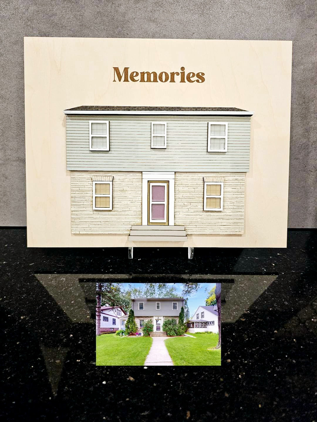 3D Home Diagram Decor