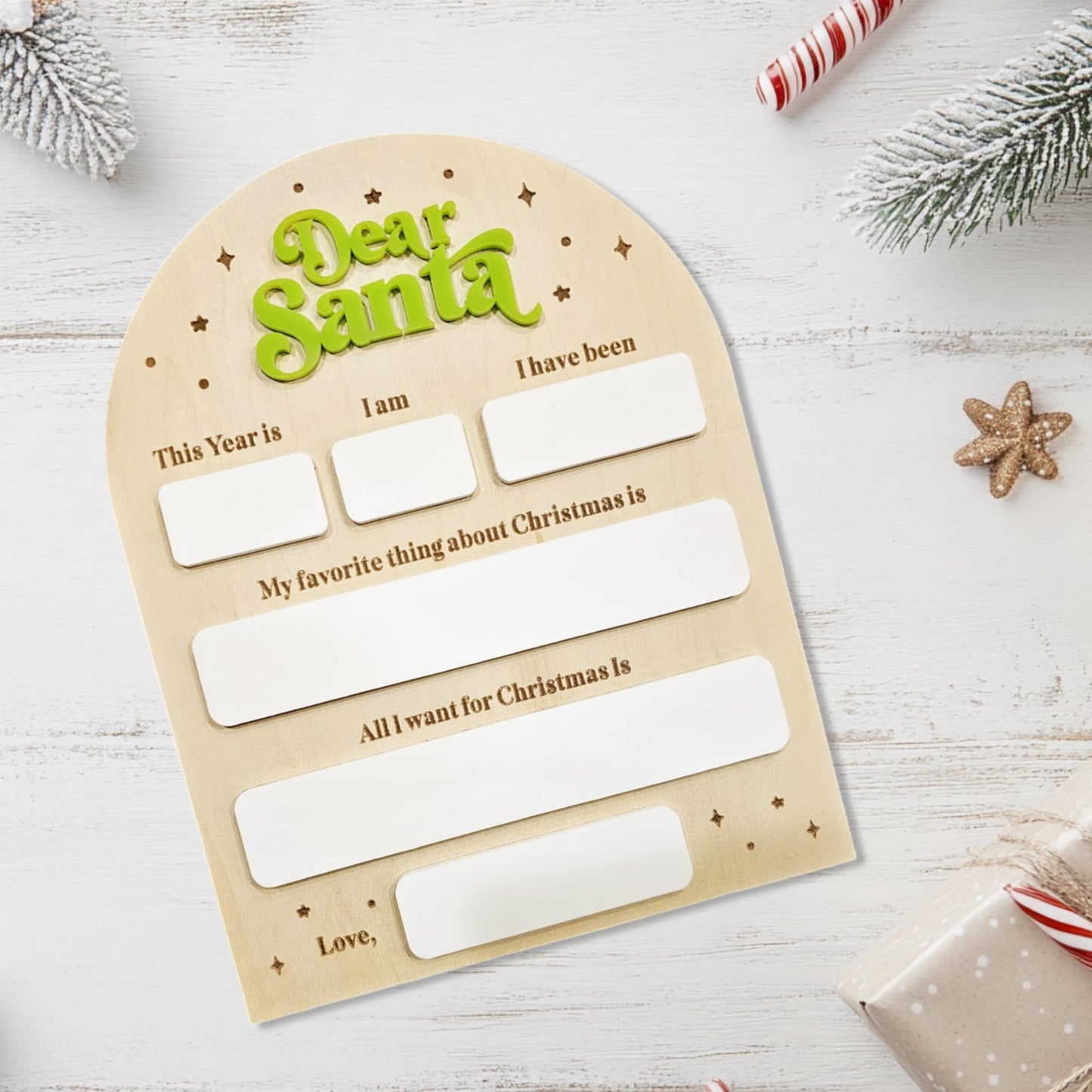 Santa Dry Erase Boards