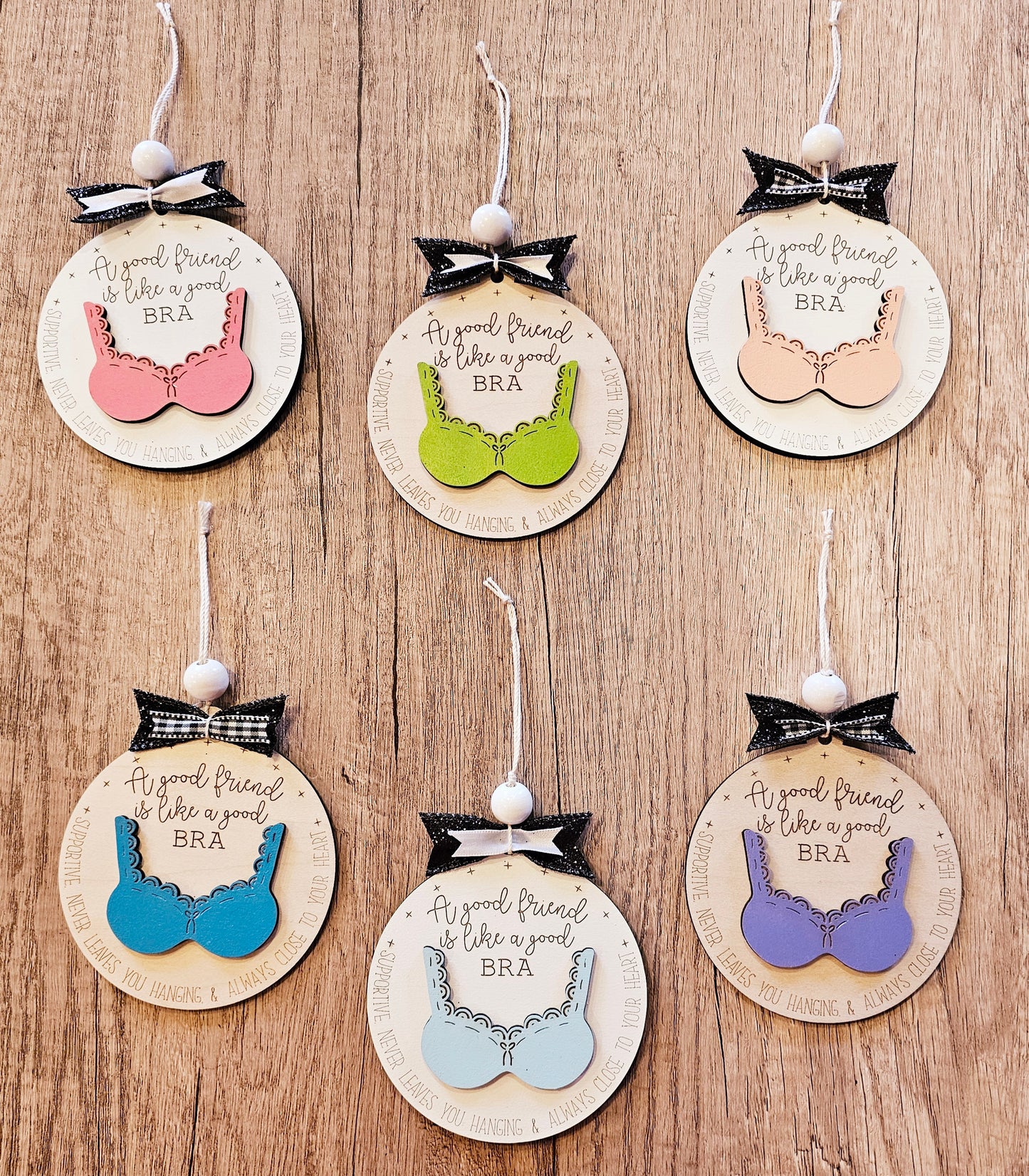 A Good Friend Is Like A Good Bra Ornament