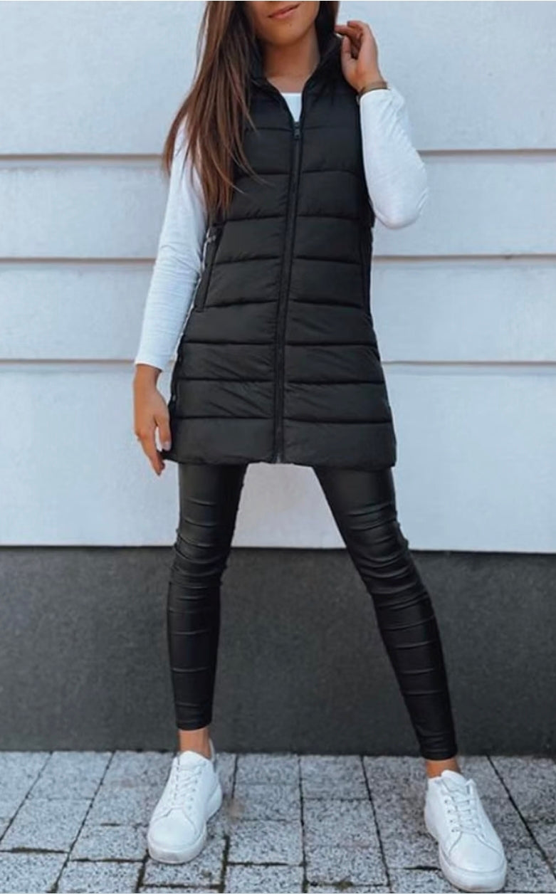 Anoka Hockey Glitter Puff Vest