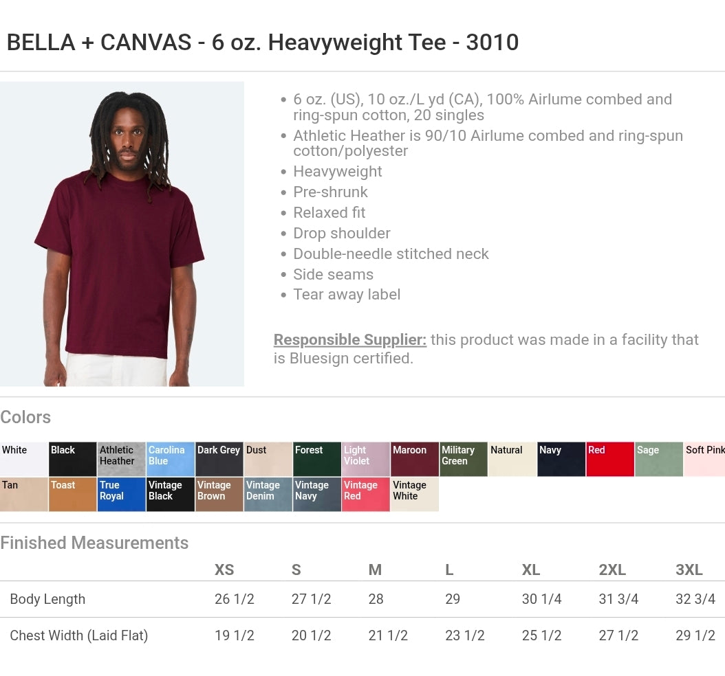 Custom Twill Bella + Canvas Shirt