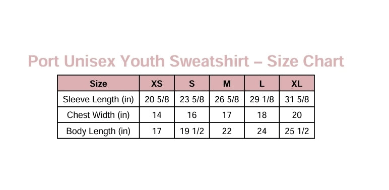 Youth ASA Glitter Applique ✨️ Port Sweatshirt