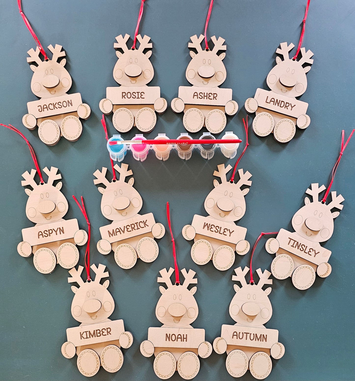 DIY Deer Ornament Paint Kit