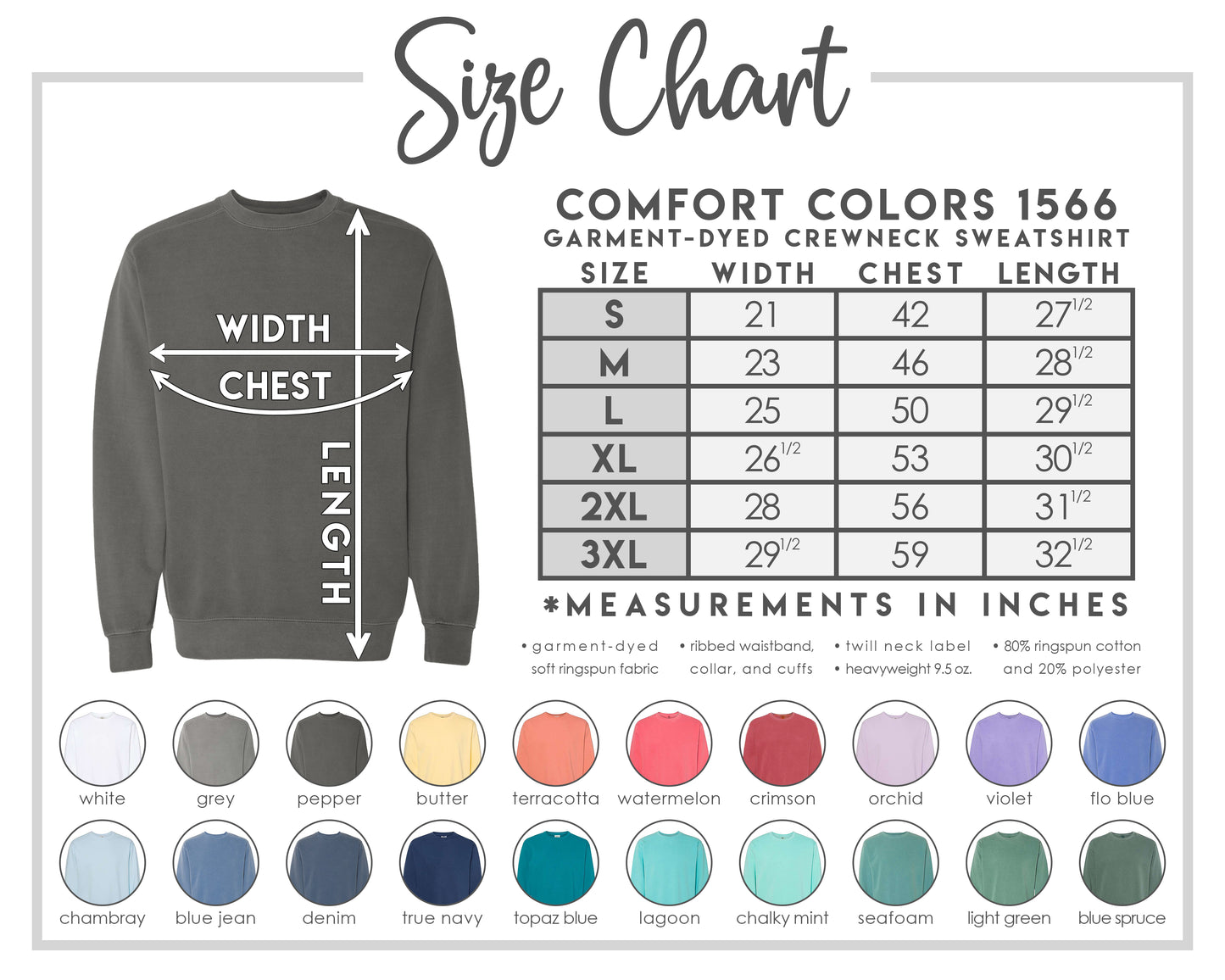 Embroidered Wifey Monochromatic Stitched Crew
