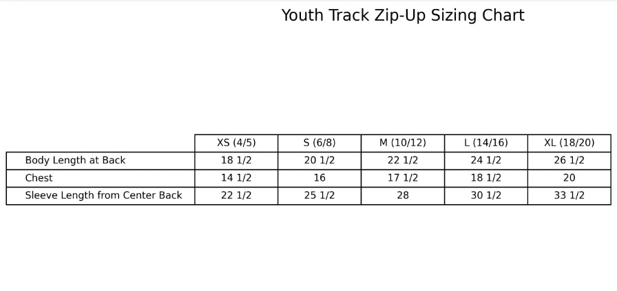 Youth Rogers United Track Zip Up