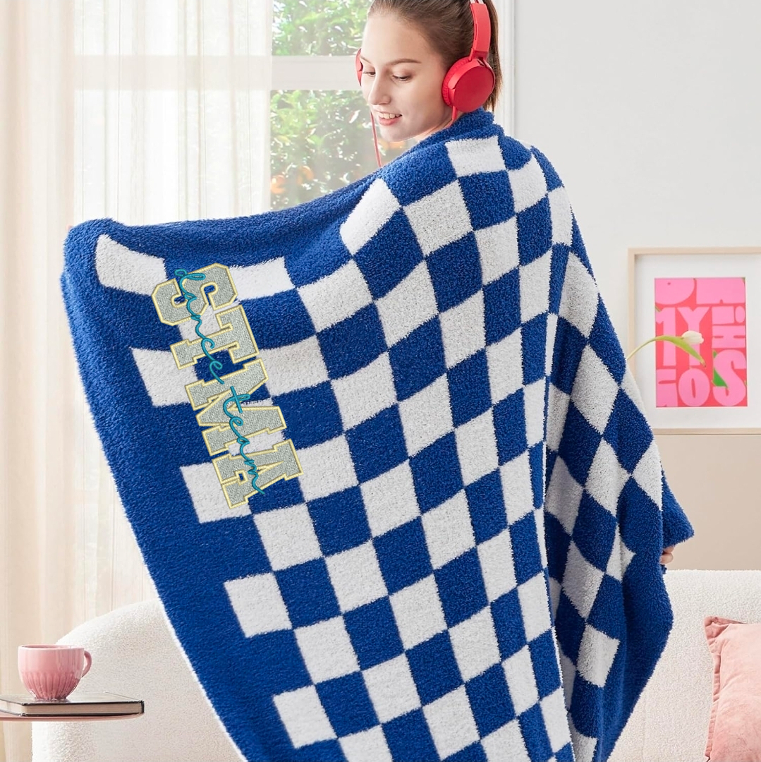 50X60 Fleece STMA Dance Team Embroidered Blanket