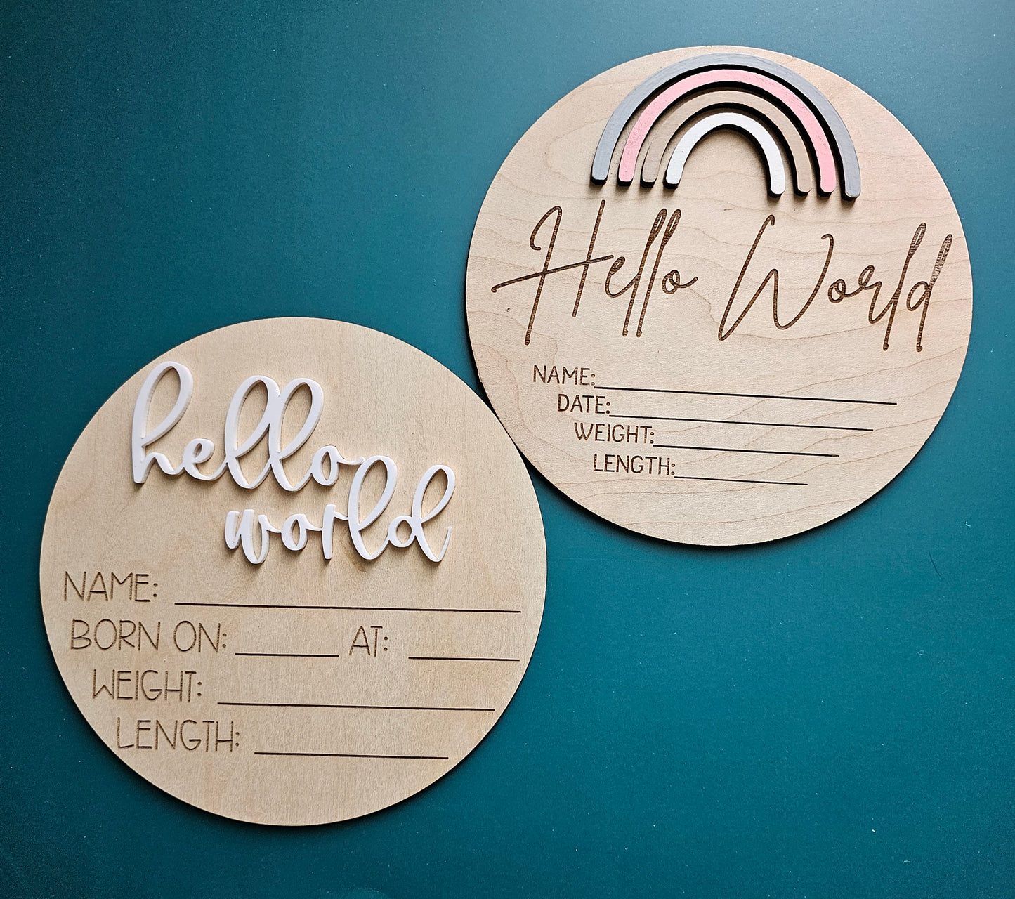 Hello World Birth Stat Sign