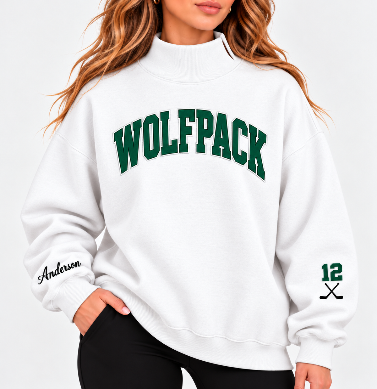 Cottage Grove Wolfpack U10 Embroidered Mockneck Pullover