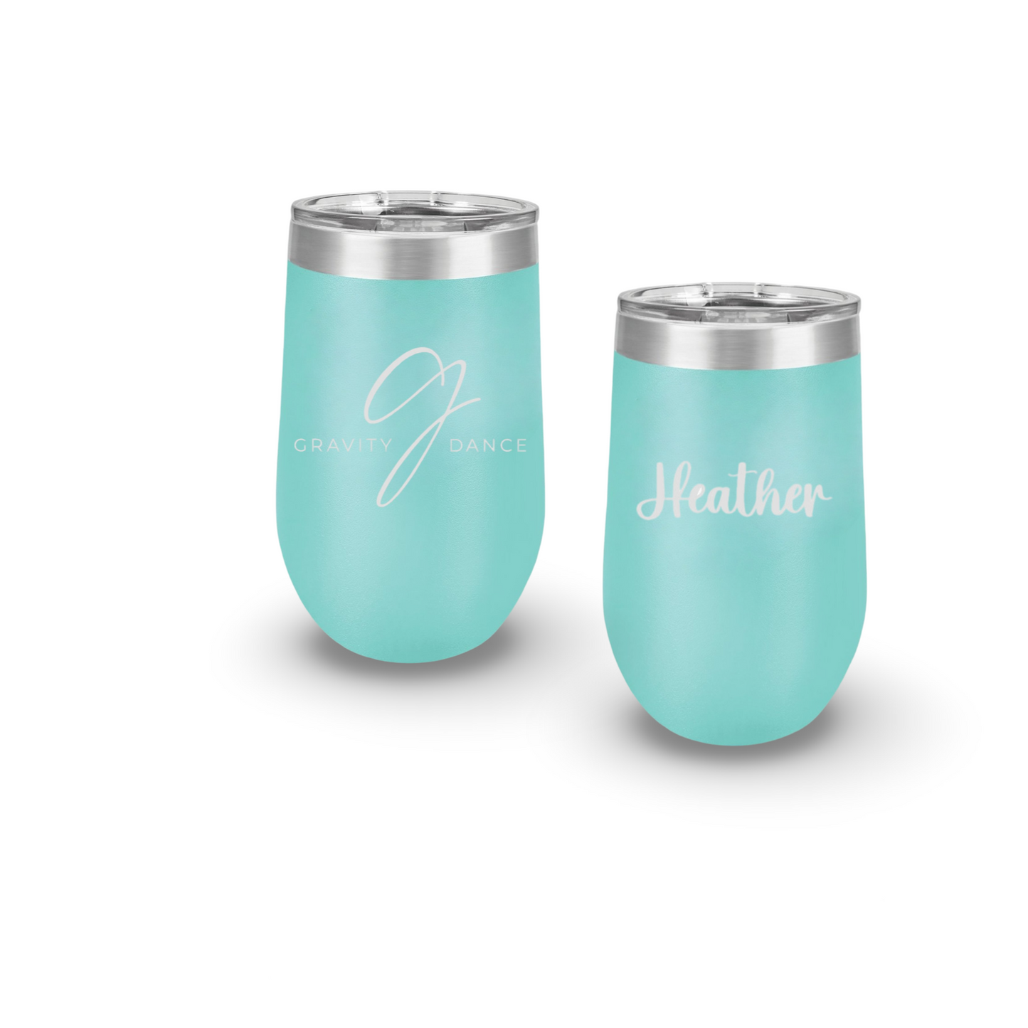 15oz Gravity Dance Insulated Wine Tumbler (Personalization Option Available)