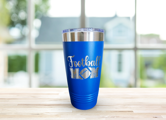 20oz Football Mom Insulated Tumbler