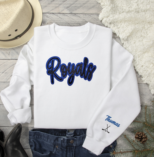Rogers Royals Glitter✨️ & Sequin Sweatshirt
