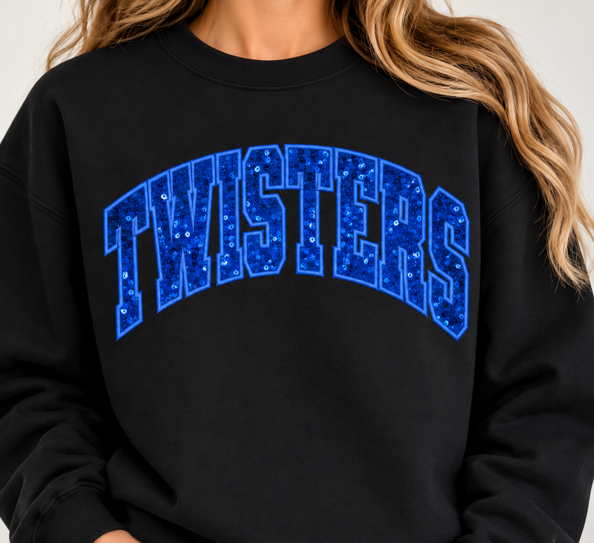 TCT Applique Sweatshirts (Twill, glitter or sequins)
