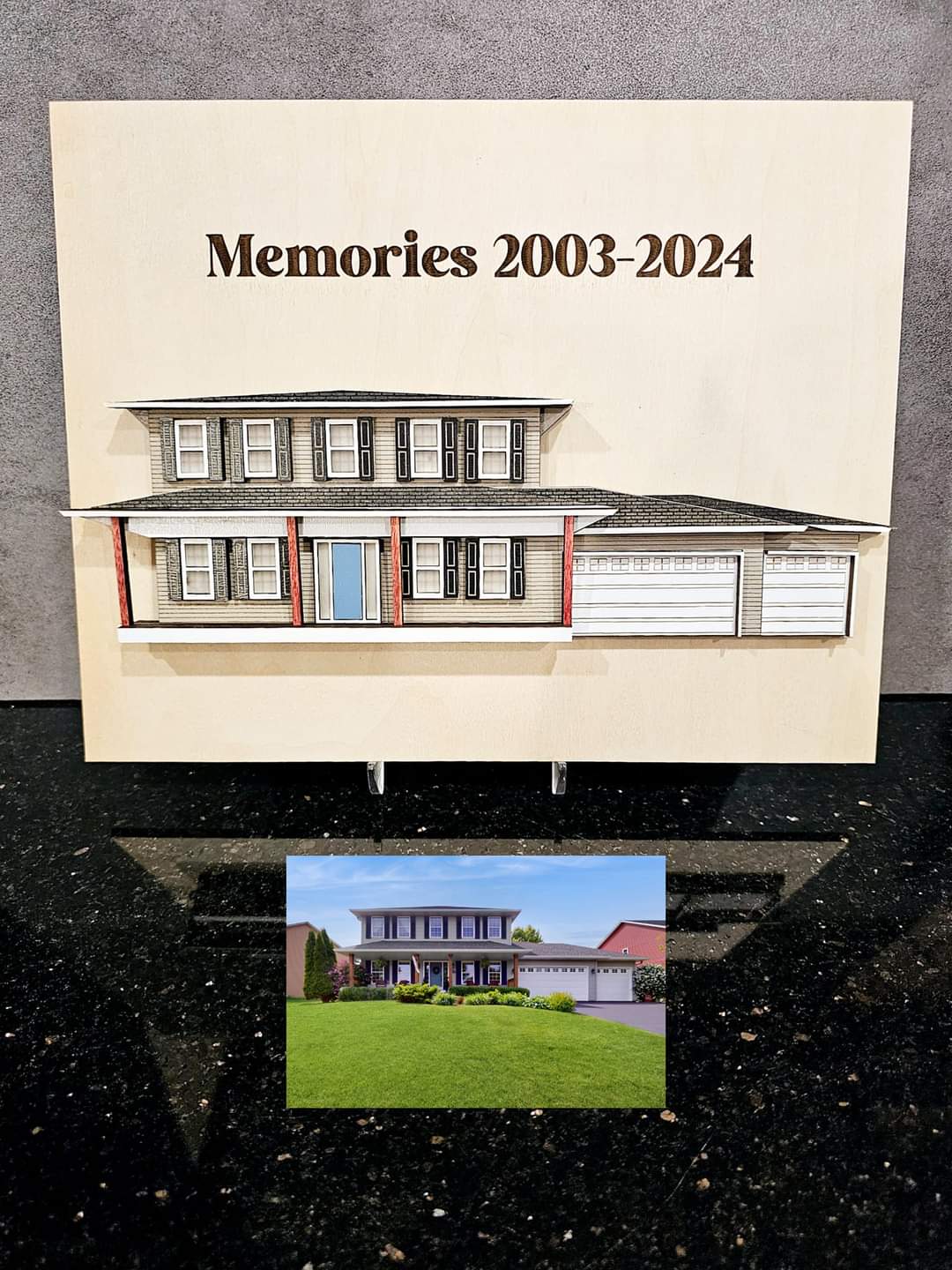 3D Home Diagram Decor