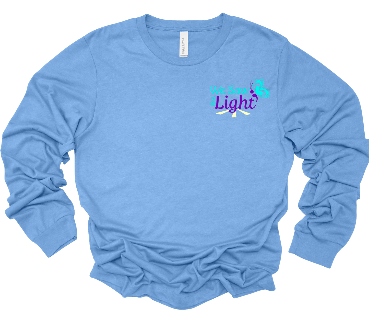 We saw The Light Bella Canvas Long Sleeve T-shirt