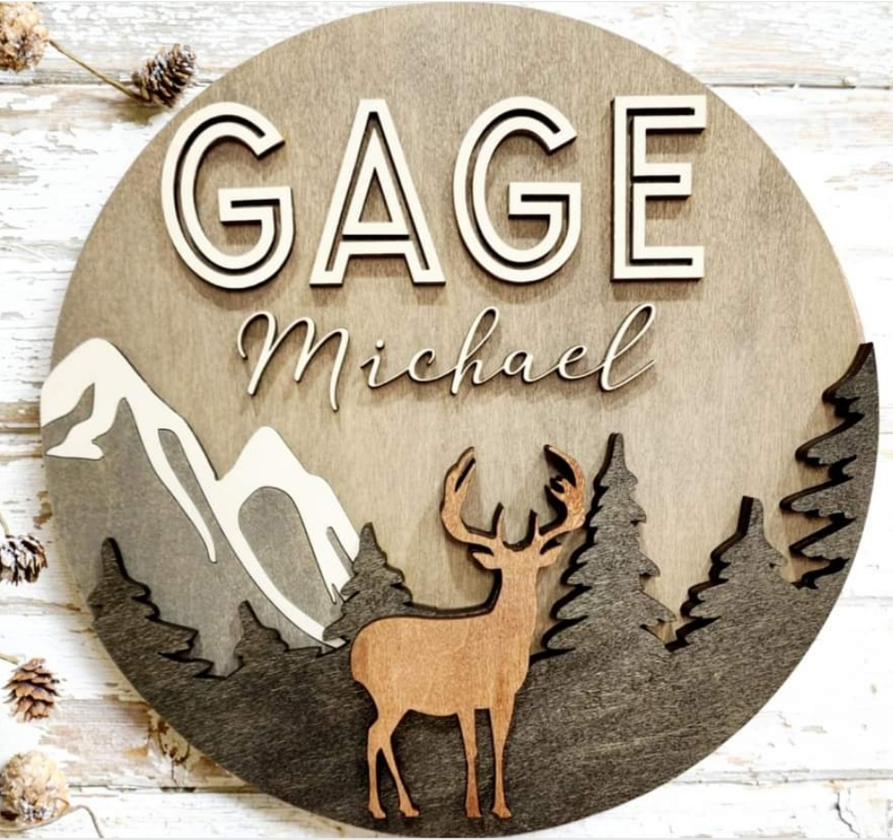 Woodland Deer Wall Art