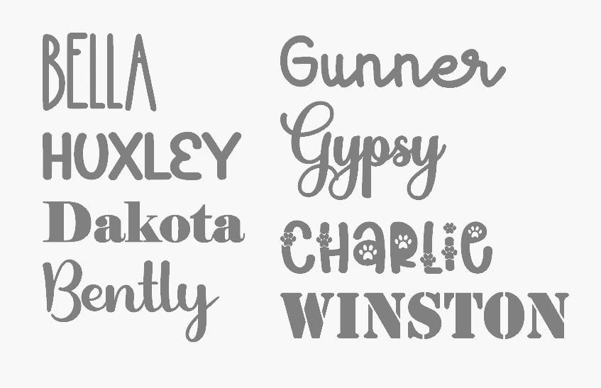 Personalized Pet Bowls