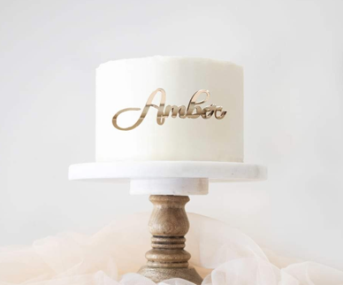 Custom Name Cake Charm
