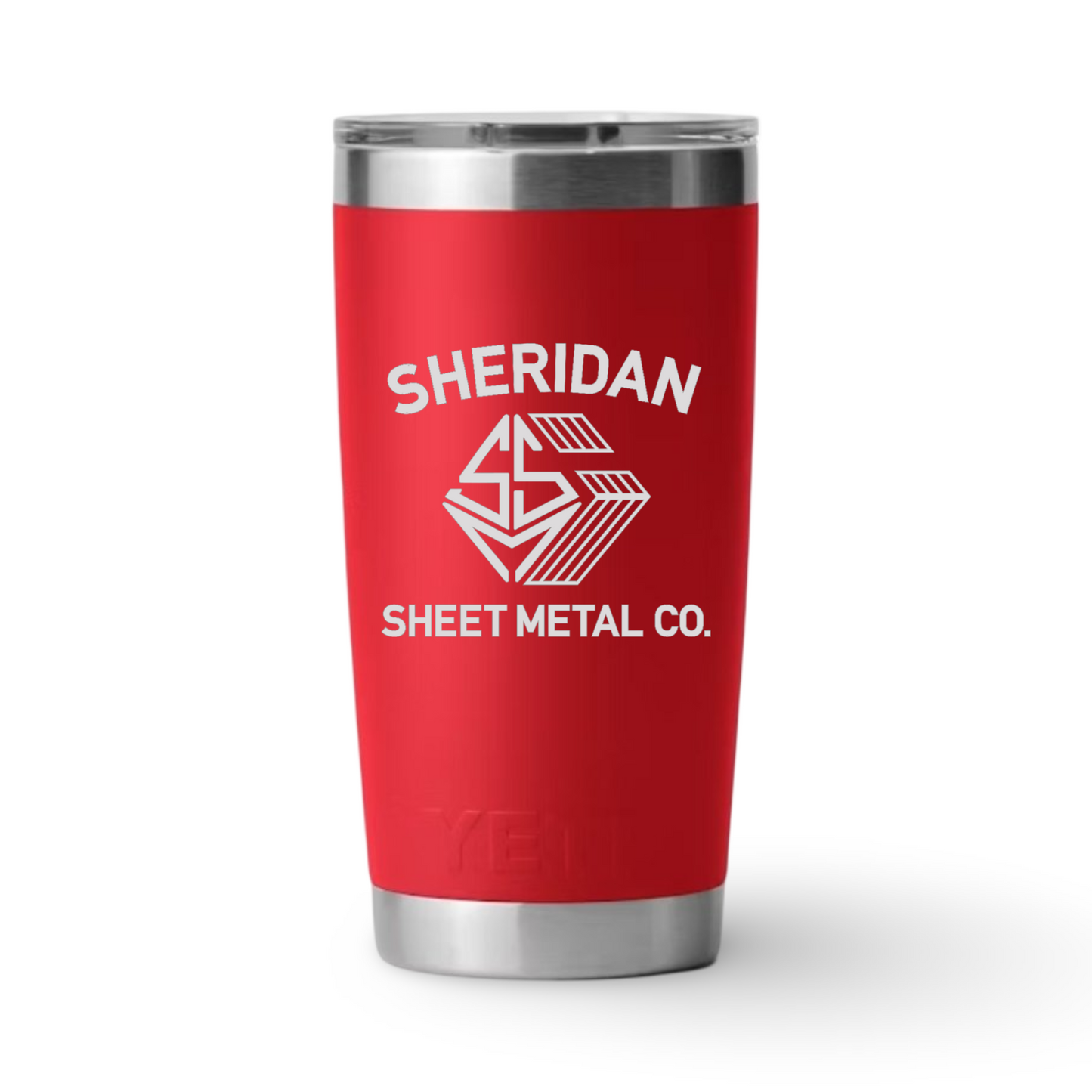 Personalized Laser Engraved Sheridan Sheet Metal Yeti Tumber