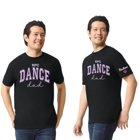 RPC Dance Dad Twill Applique Bella Canvas T-Shirt