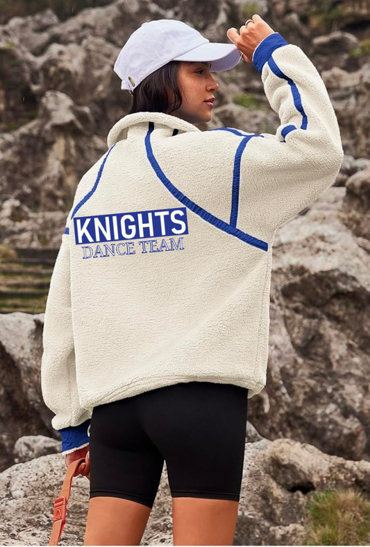 Knights Dance Team Embroidered Sherpa Fleece Jacket
