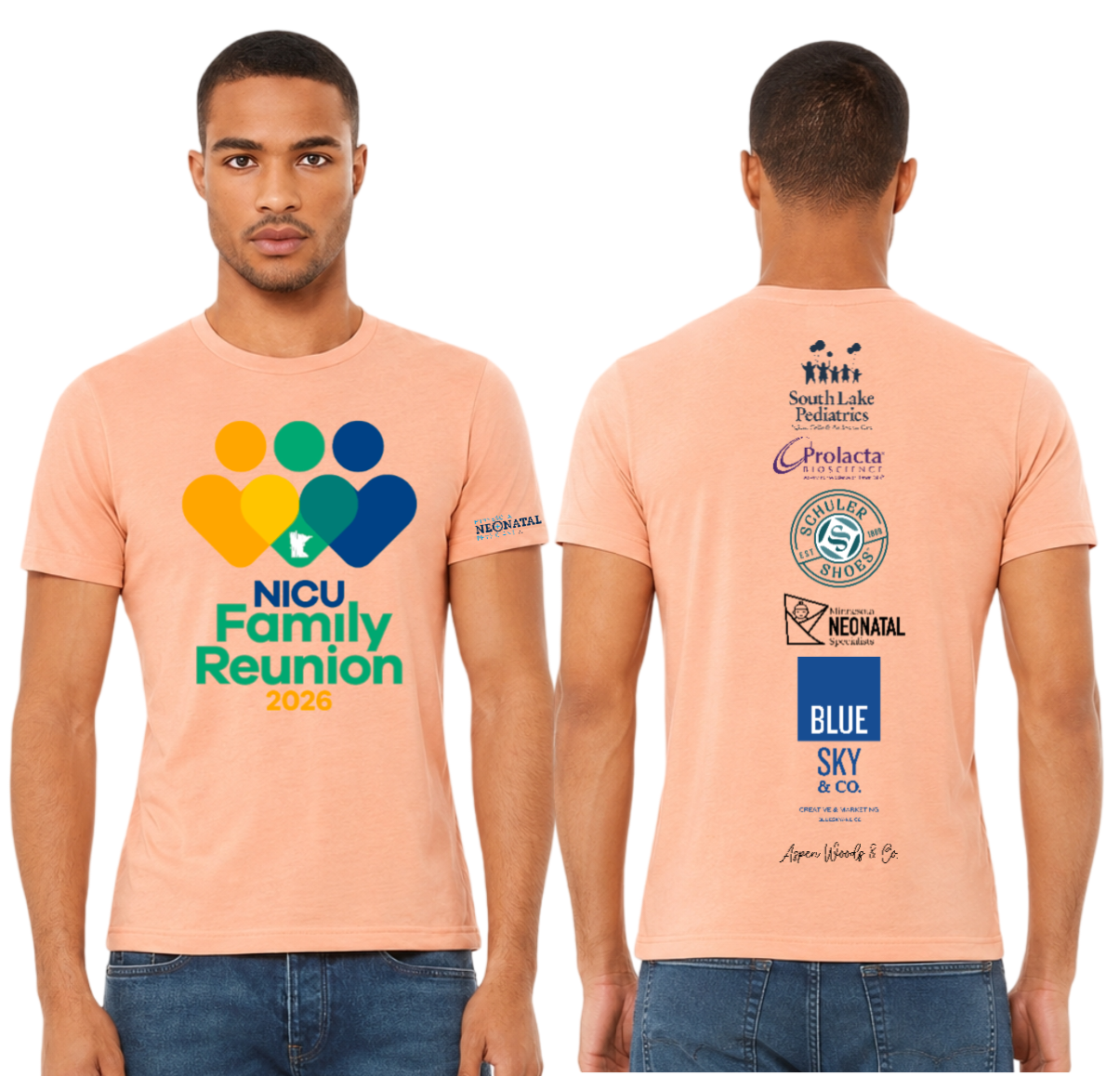 2026 NICU Family Reunion Adult Tee Options