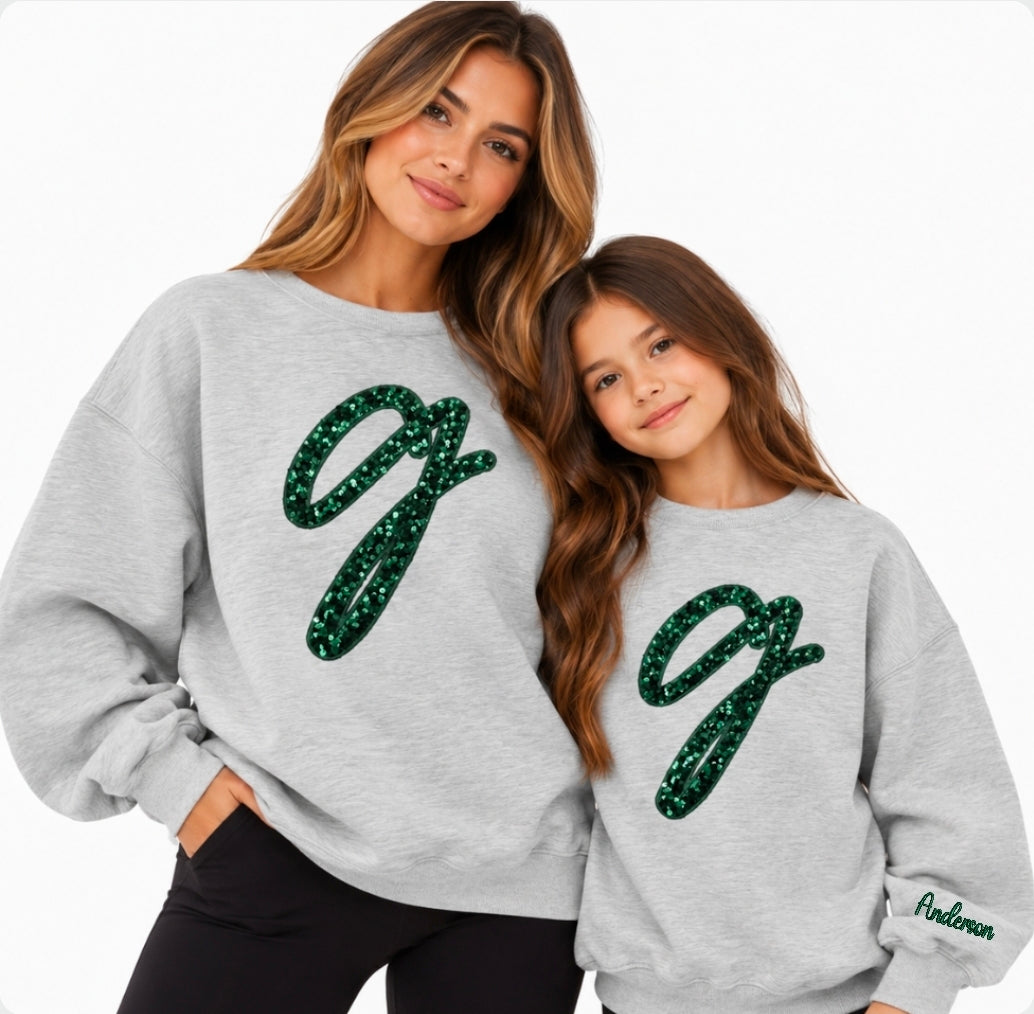 Gravity Oversized Sequin Applique Shirt