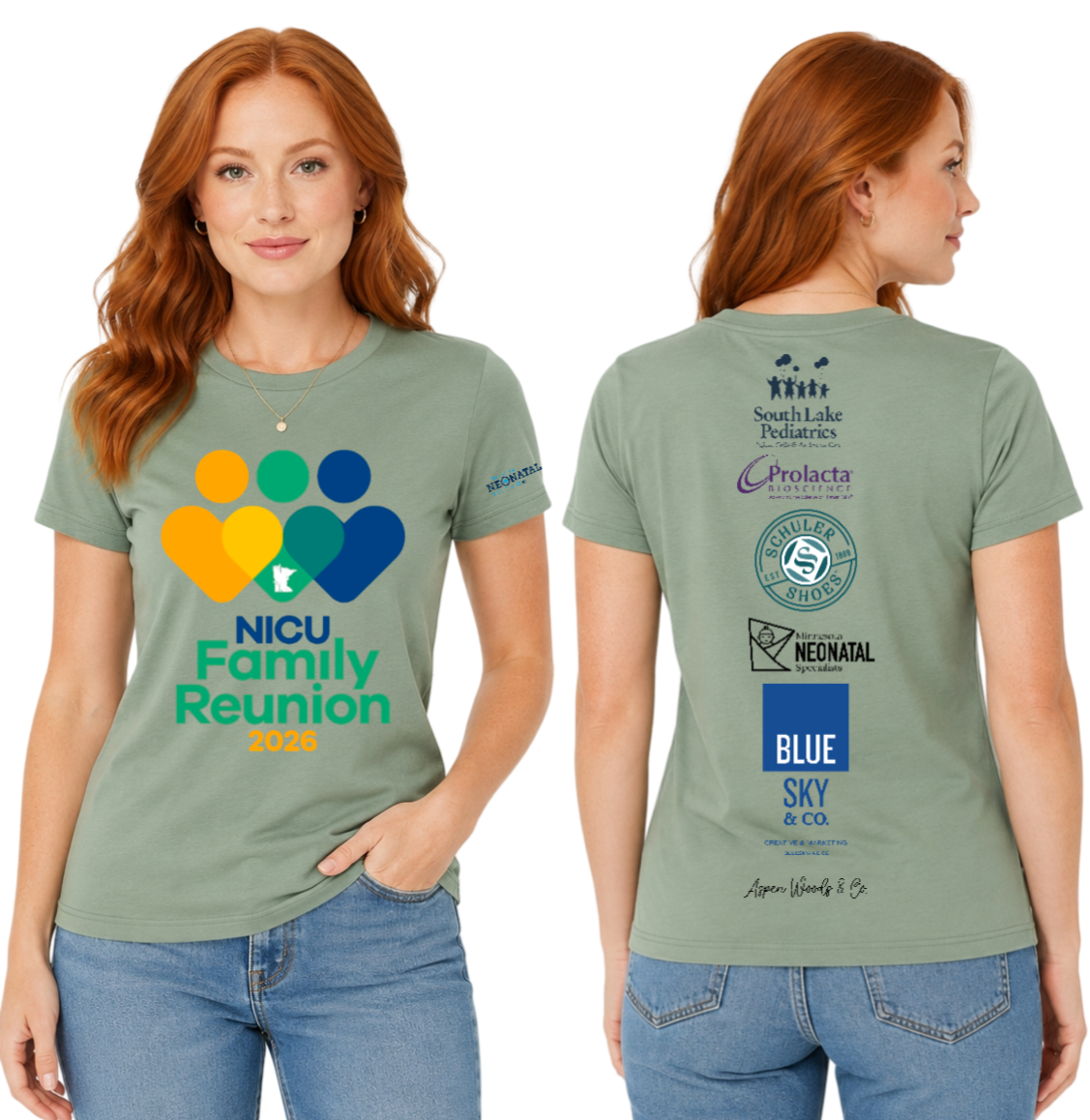 2026 NICU Family Reunion Adult Tee Options