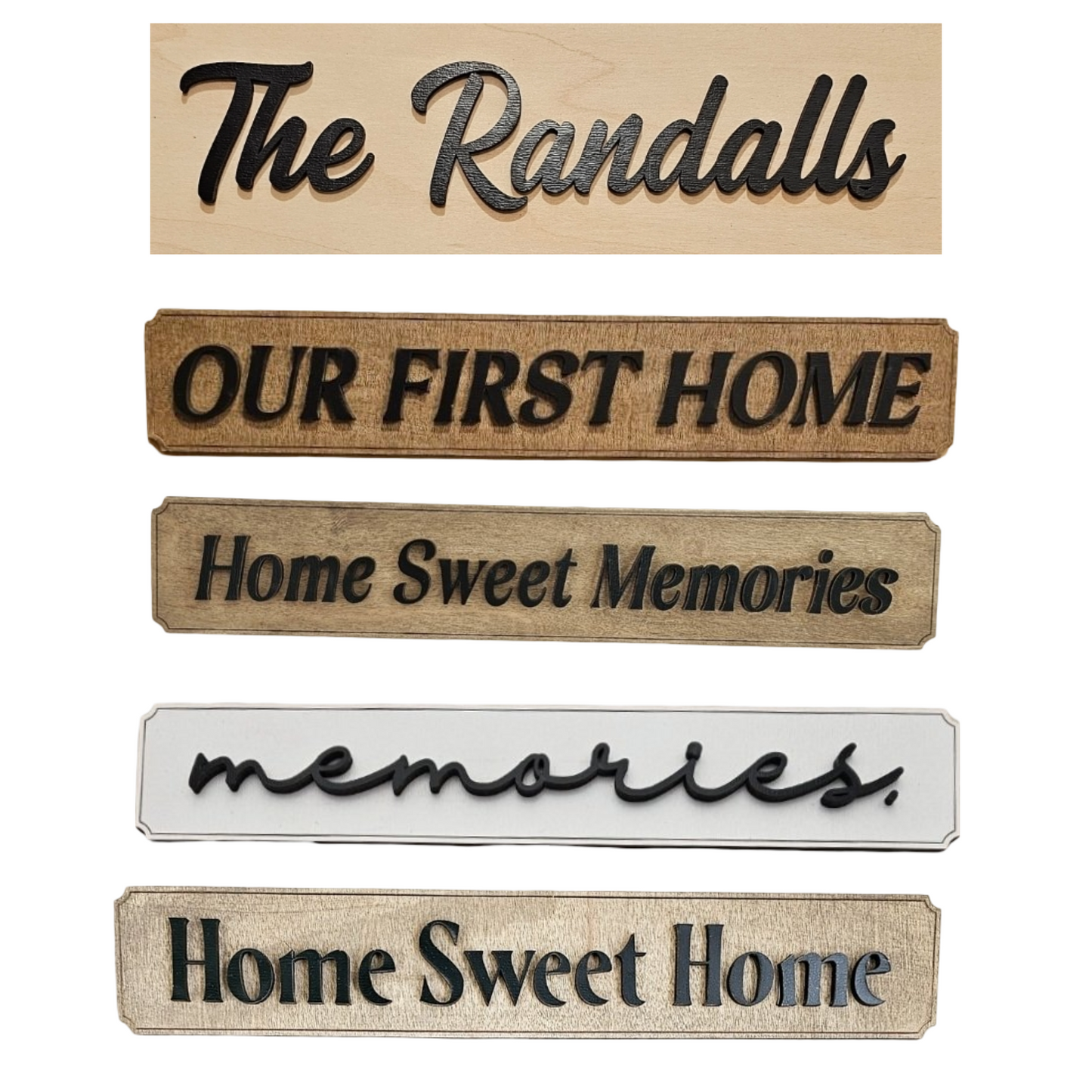 3D Home Diagram Decor