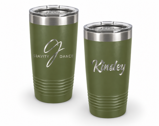 20oz Gravity Dance Insulated Tumbler (Personalization Option Available)