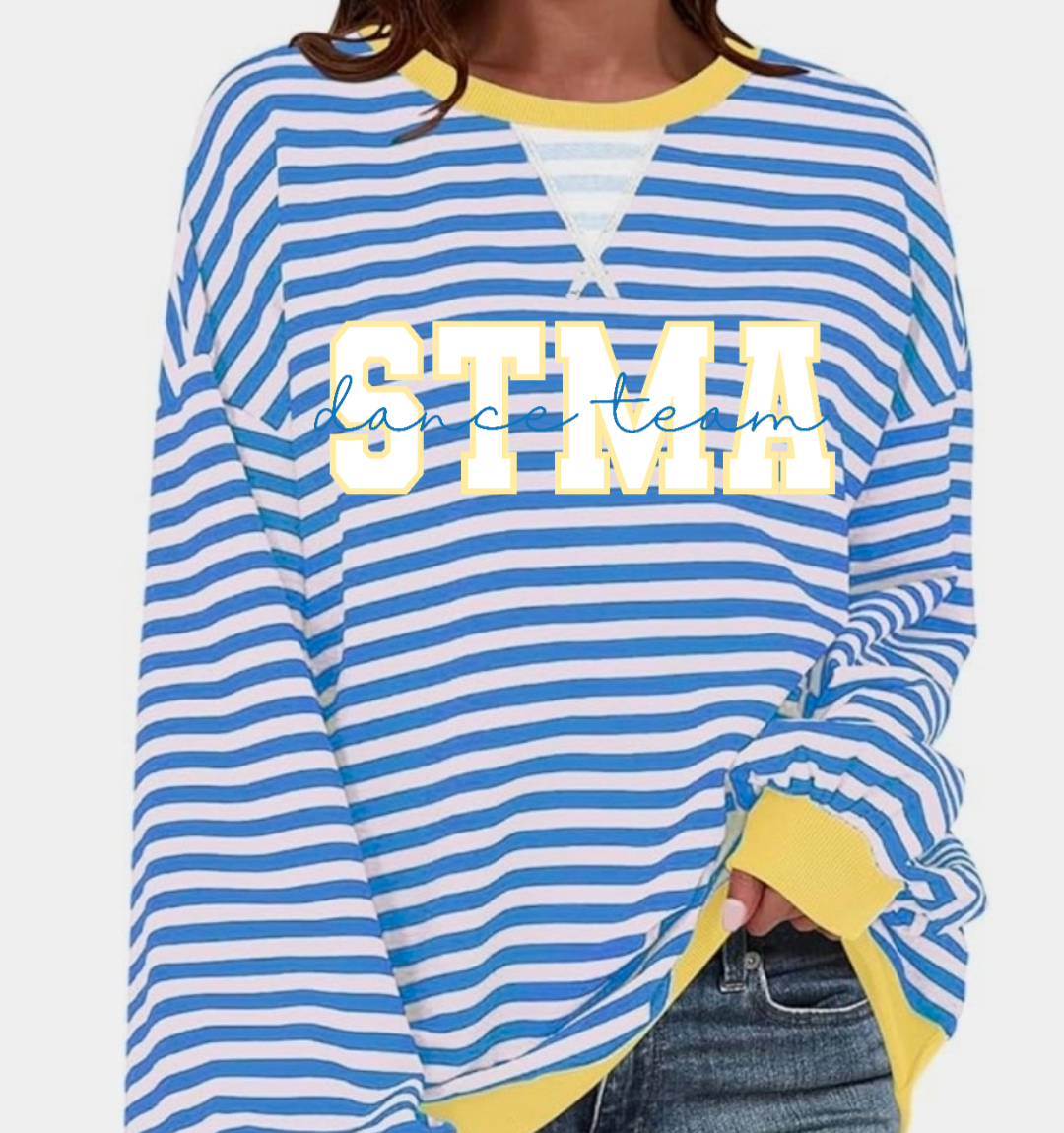 STMA Oversized Printed Pull-Over