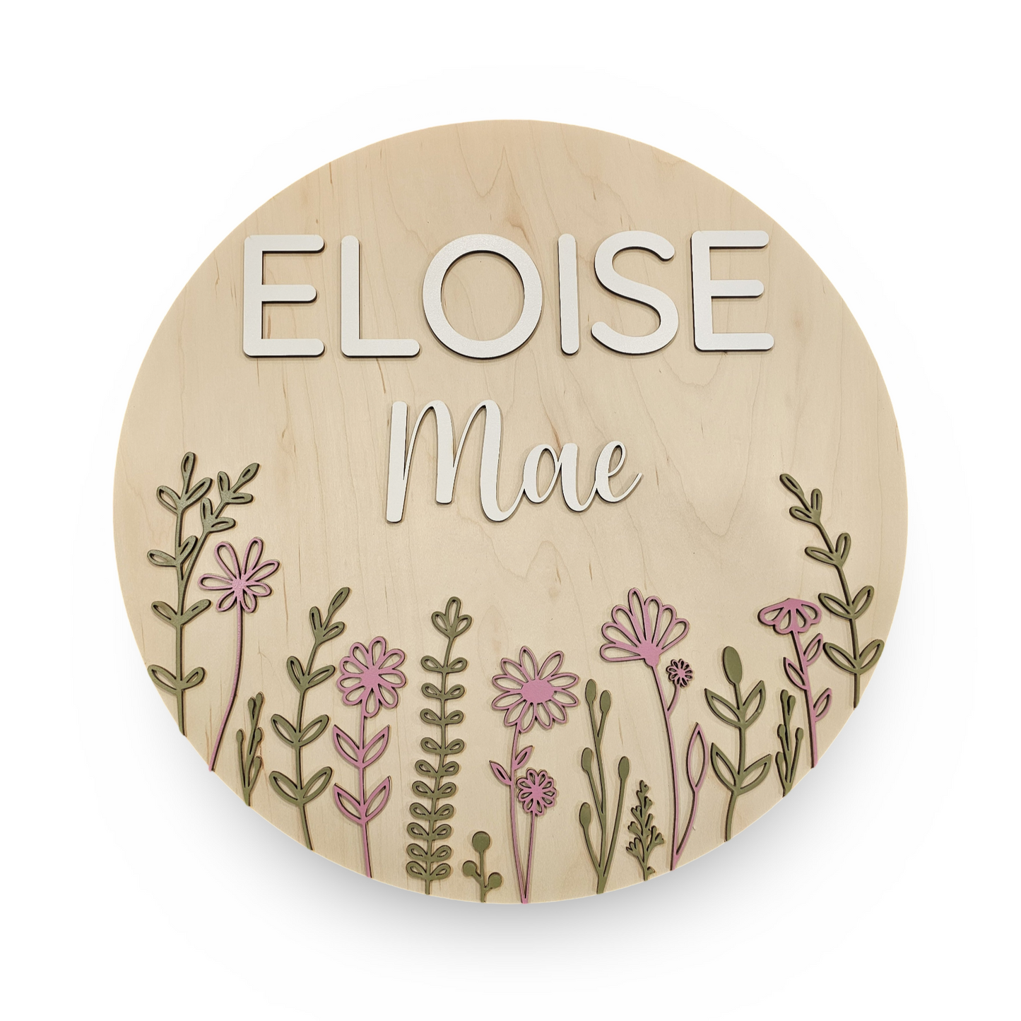 Wild Flower Name Art