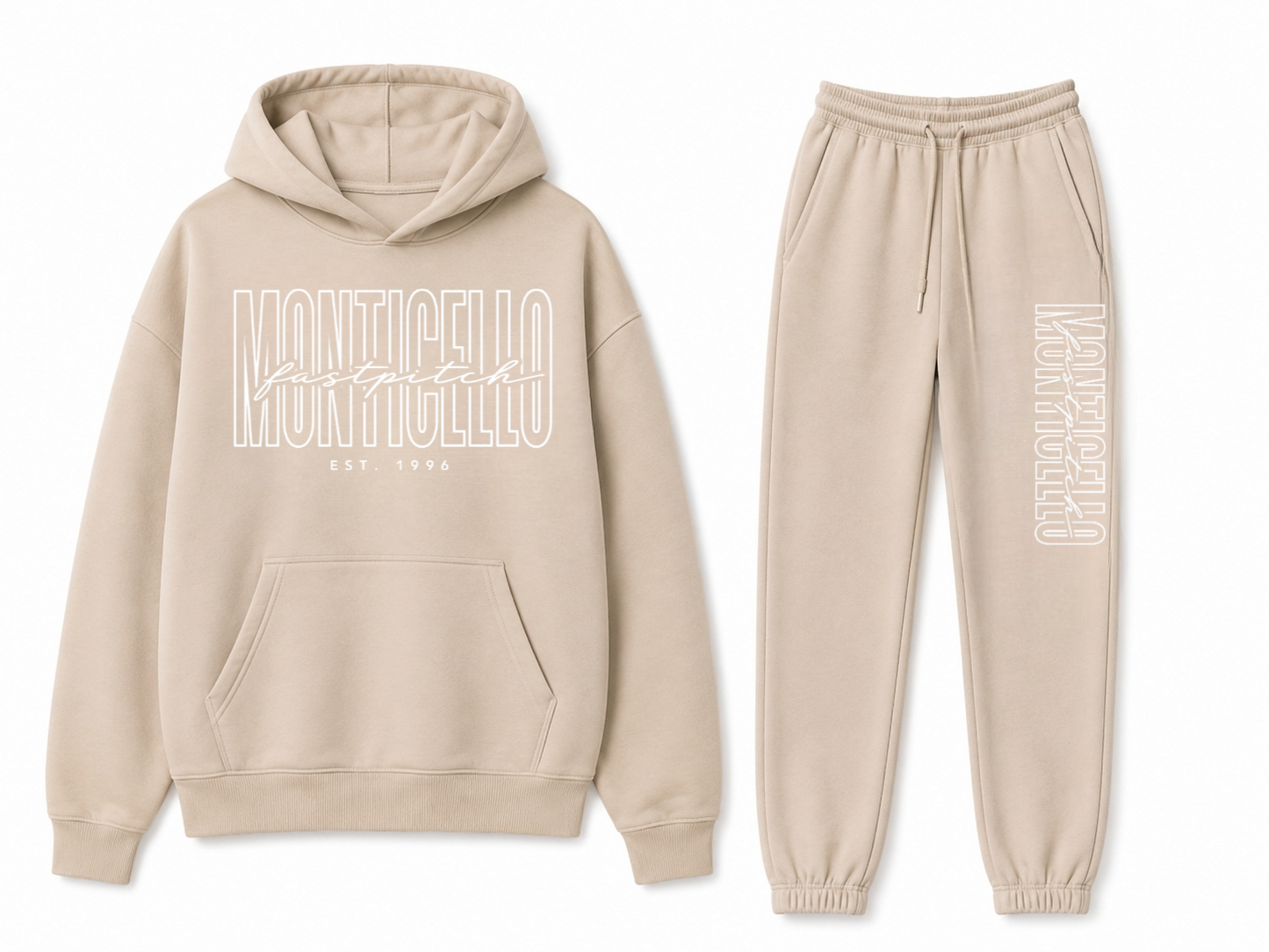 Adult Monticello Fastpitch Printed Hoodie | Mix & Match (Sold as Separates)