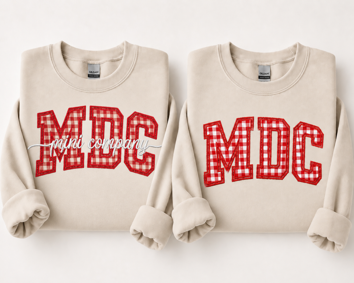 MDC Mini Co Applique Sweatshirt (Adult & Youth)