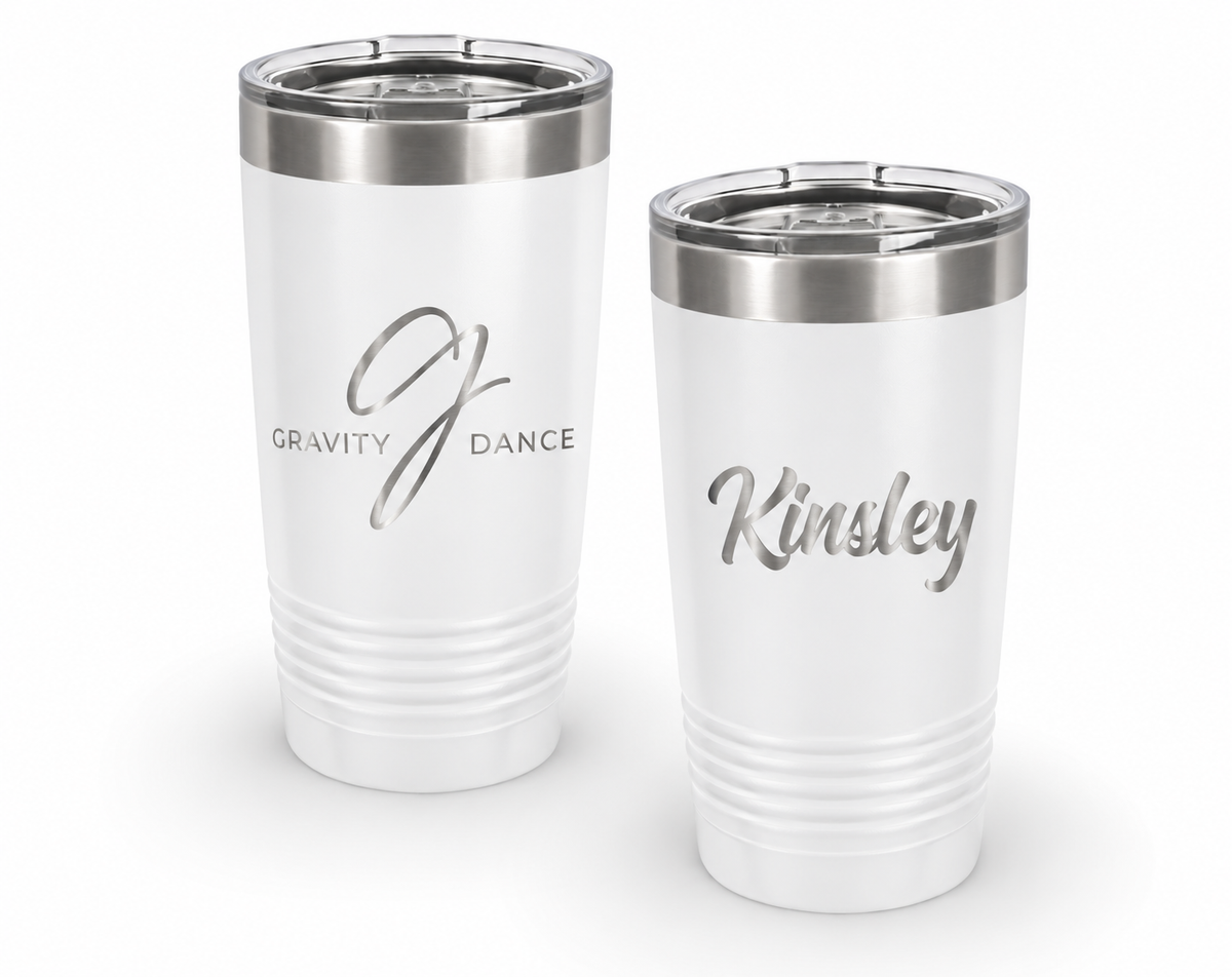 20oz Gravity Dance Insulated Tumbler (Personalization Option Available)