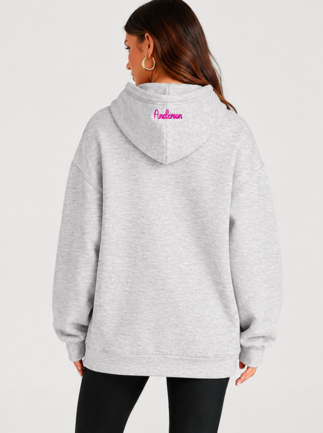 Rev Gym Sequin Applique Oversized Hoodie