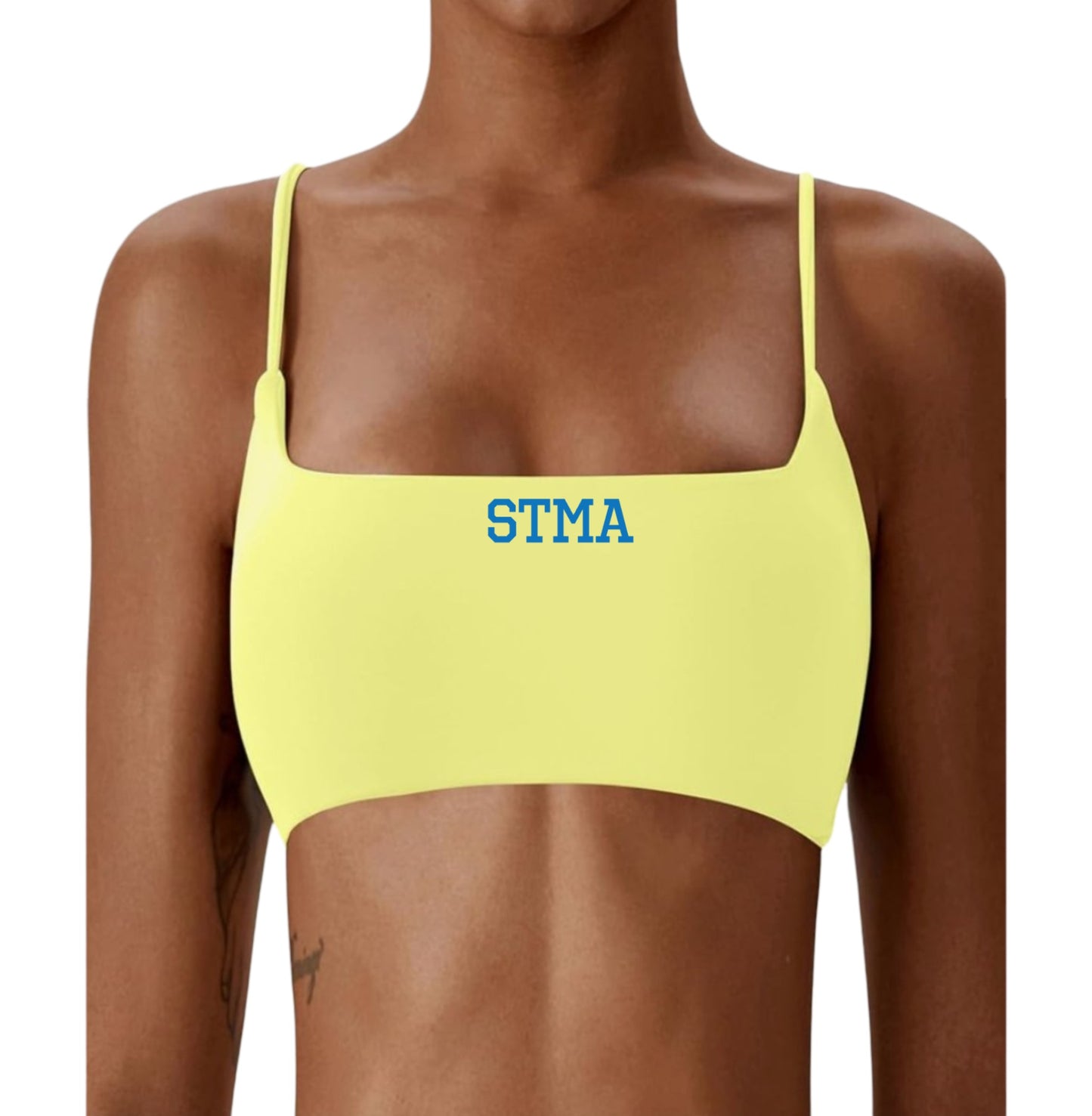 STMA Printed Racerback Sports Bra