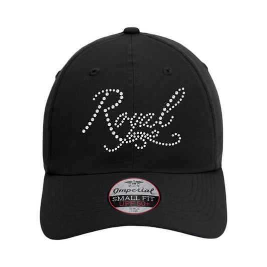 Royal Rhinestone High Ponytail Hat