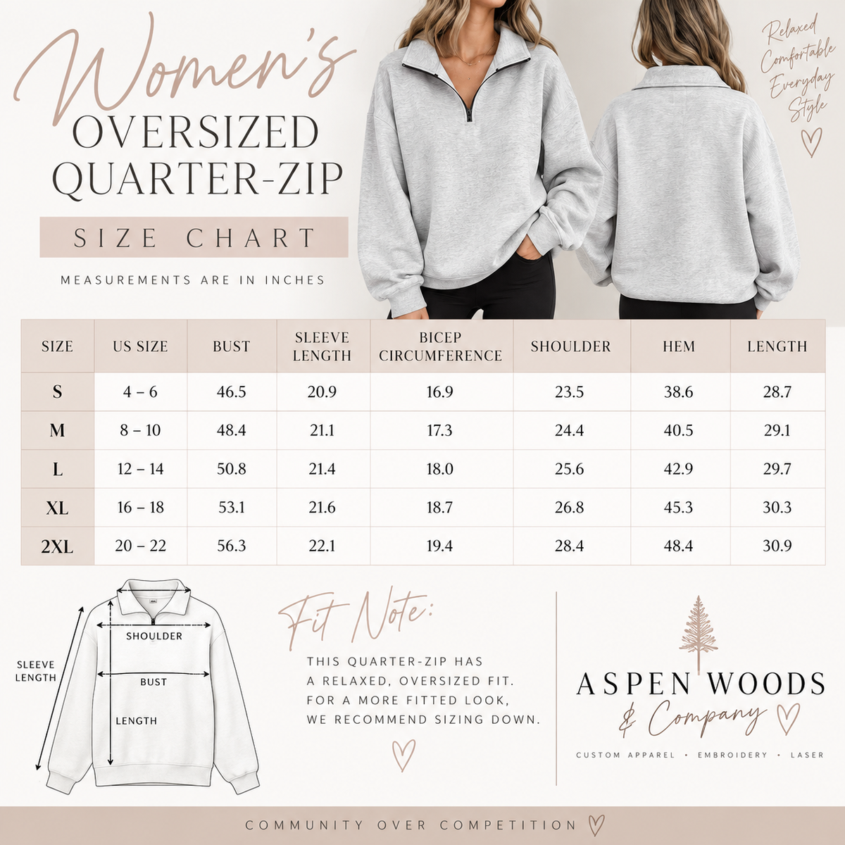 Embroidered Rogers Hockey Quarter Zip (personalization option)