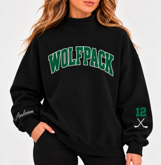 Cottage Grove Wolfpack U10 Embroidered Mockneck Pullover