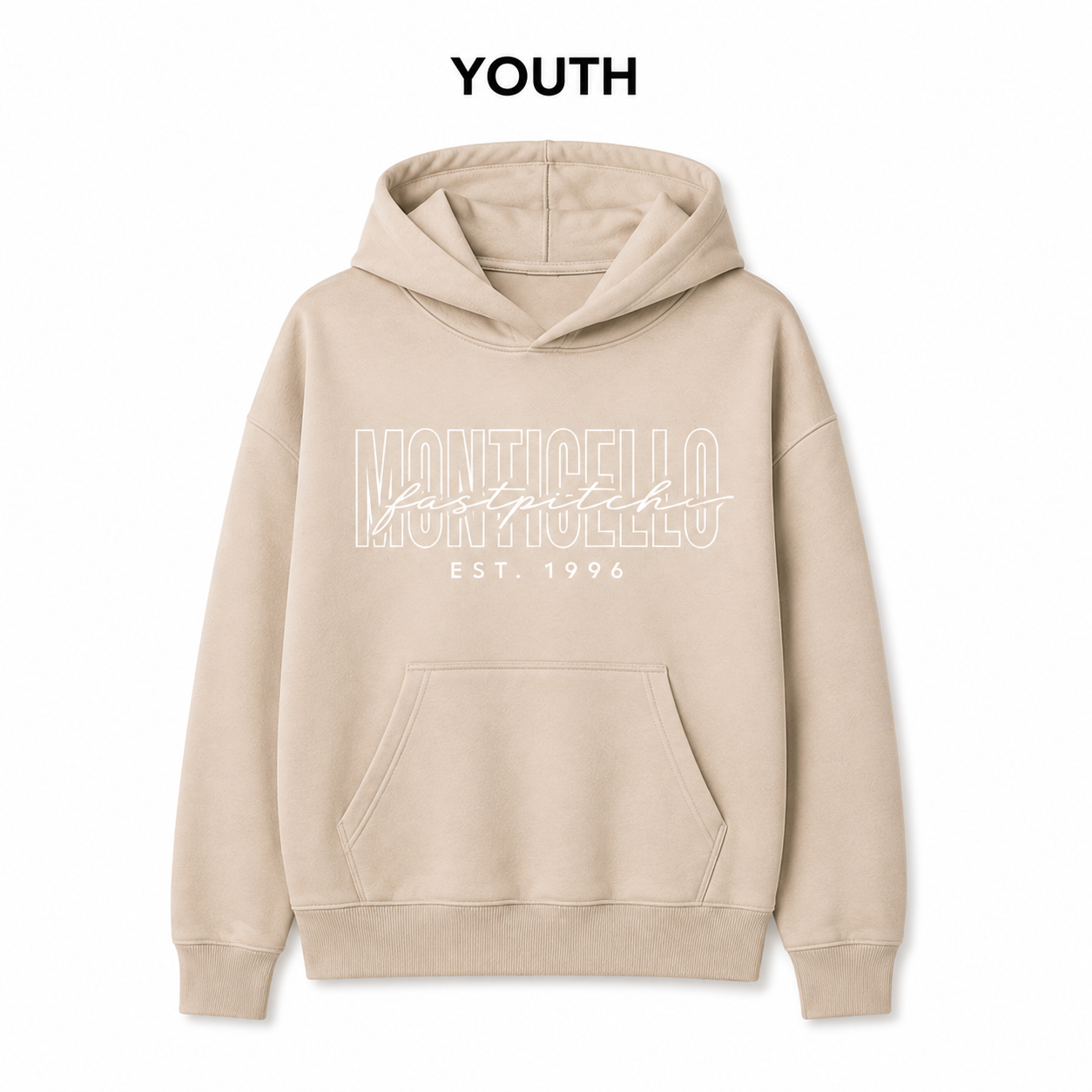 Youth Monticello Girl's Fastpitch Printed Hoodie