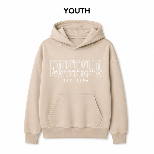 Youth Monticello Girl's Fastpitch Printed Hoodie