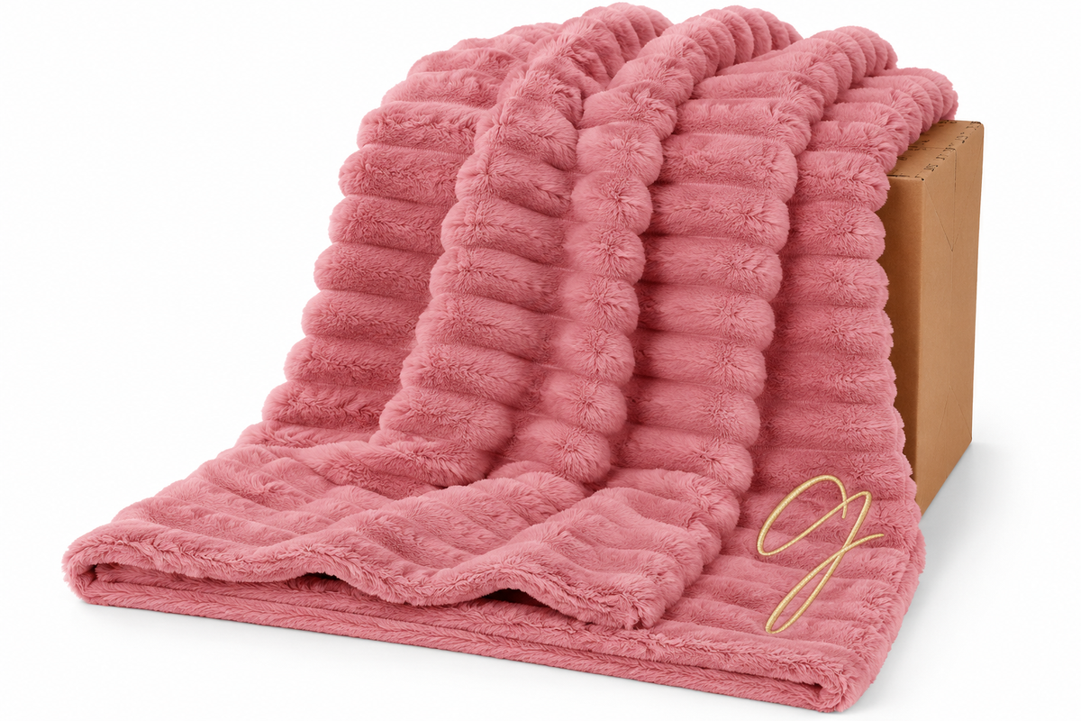 Gravity 50x60 Embroidered Cozy Throw Blanket