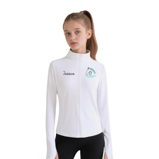 Girls Boulder Pointe Full Zip Riding Shirt