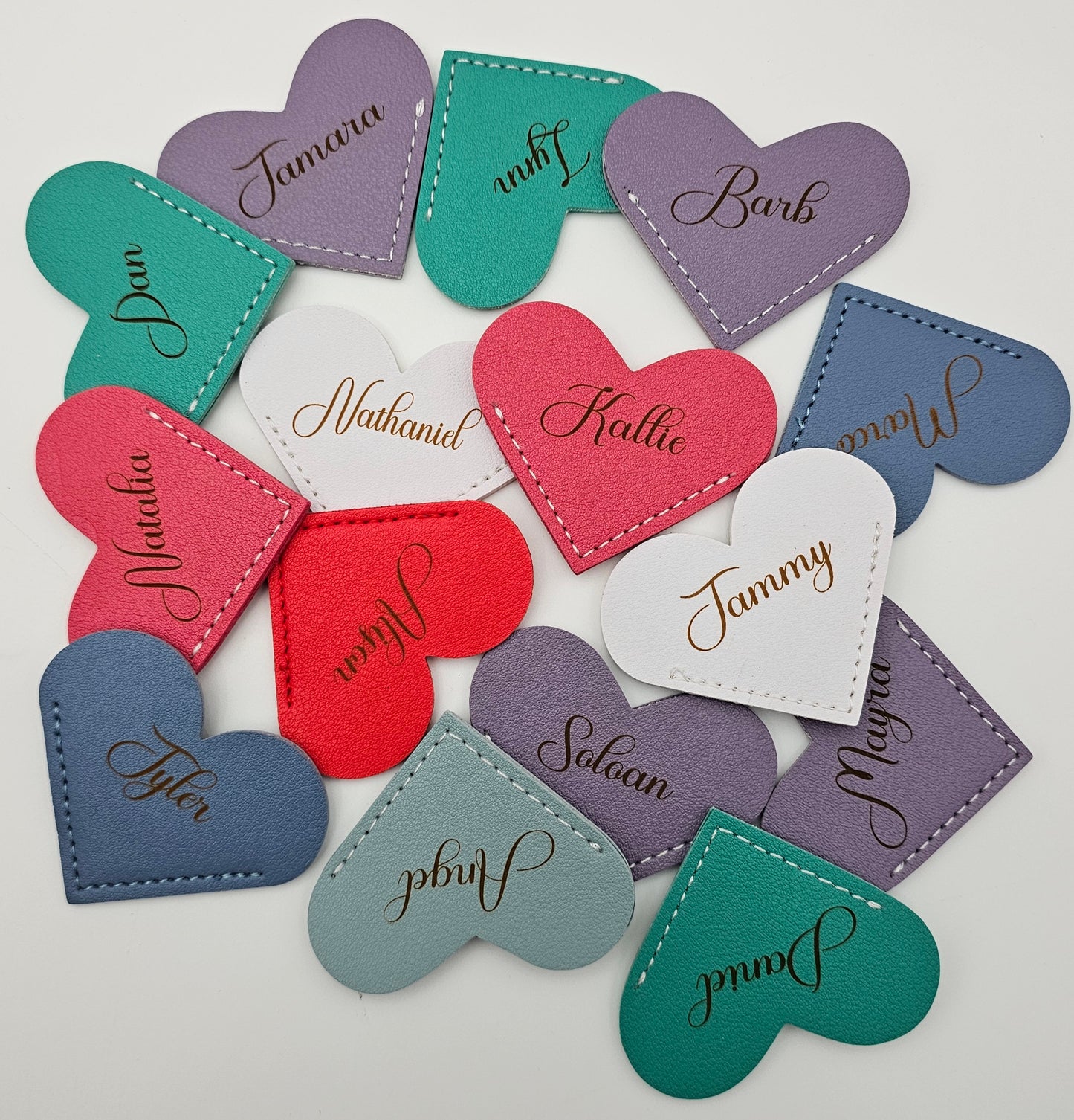Personalized Heart Bookmarks