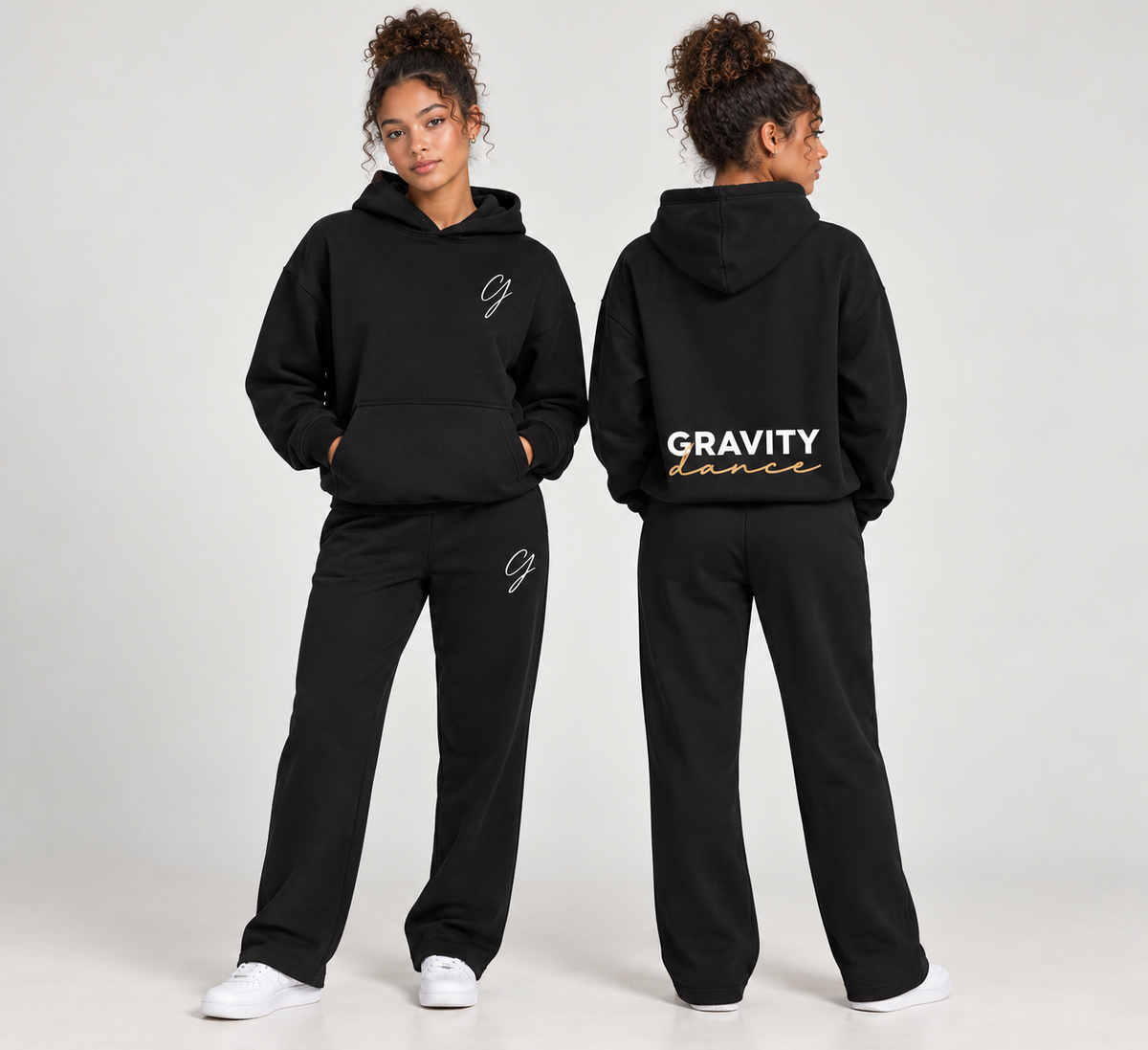 Adult Gravity Dance Embroidered Warm Up Set